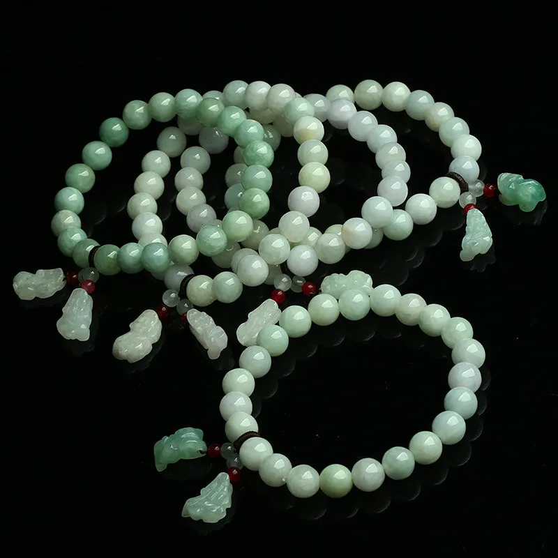 Natural Jade Bracelet Jadeite PiXiu Bracelet WB19