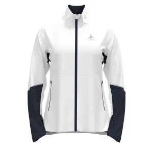 Odlo Women&#x27;s Jacket Langnes White - Dark Sapphire | Buy Odlo Women&#x27;s Jacket Langnes White - Dark Sapphire here | Outnorth