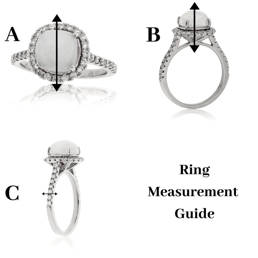 Oval Peridot & Classic Diamond Halo Ring