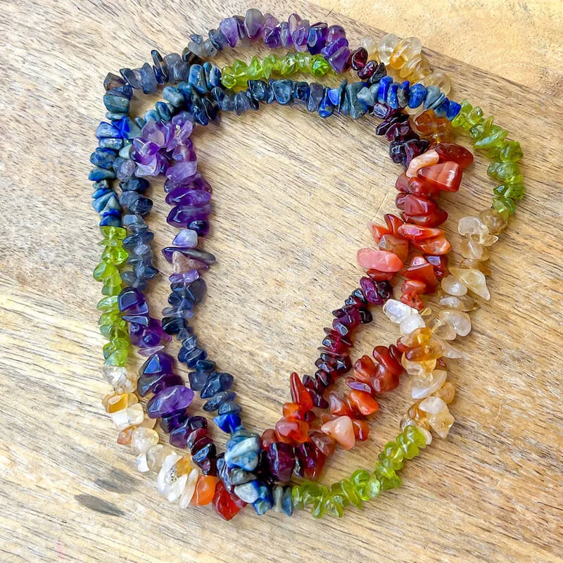 Raw Chip Necklace - 32 in.