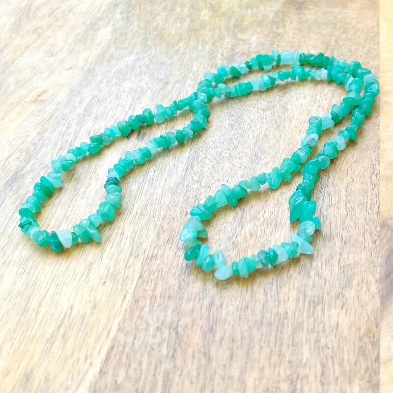 Raw Chip Necklace - 32 in.