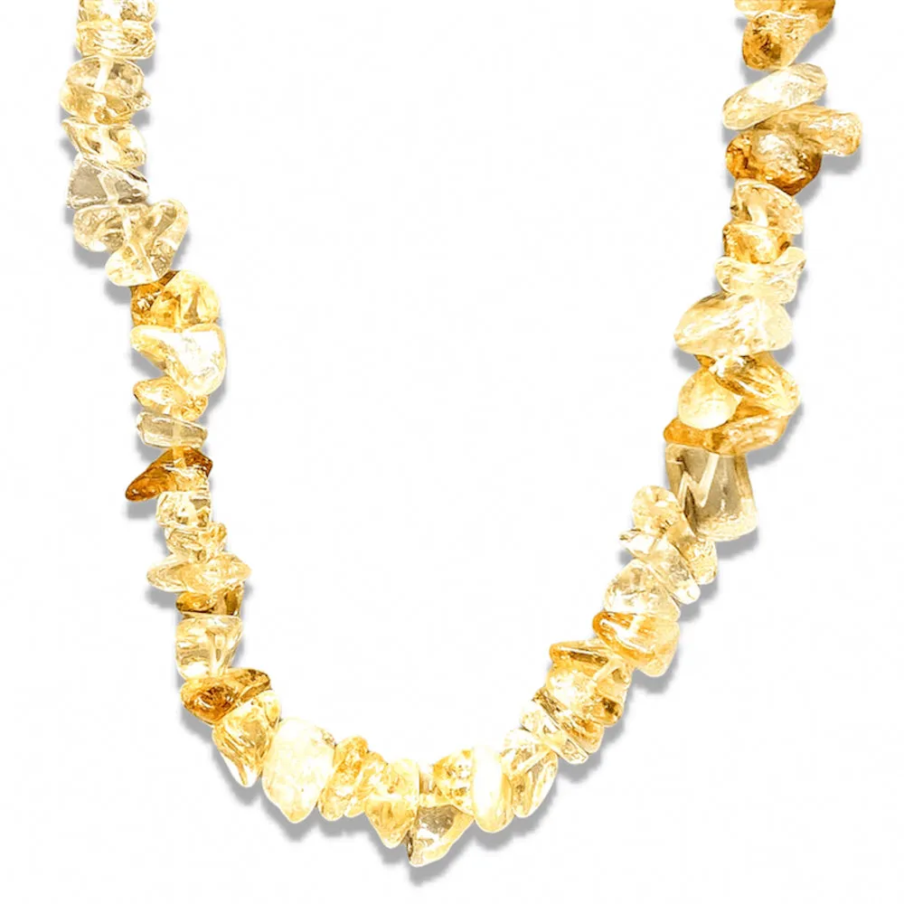 Raw Chip Necklace - 32 in.