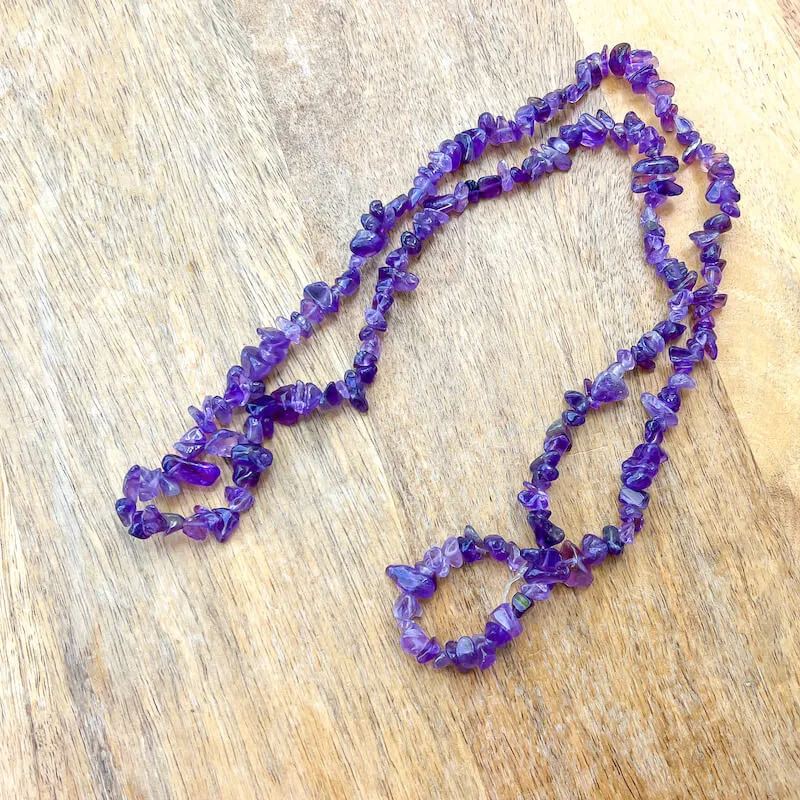 Raw Chip Necklace - 32 in.