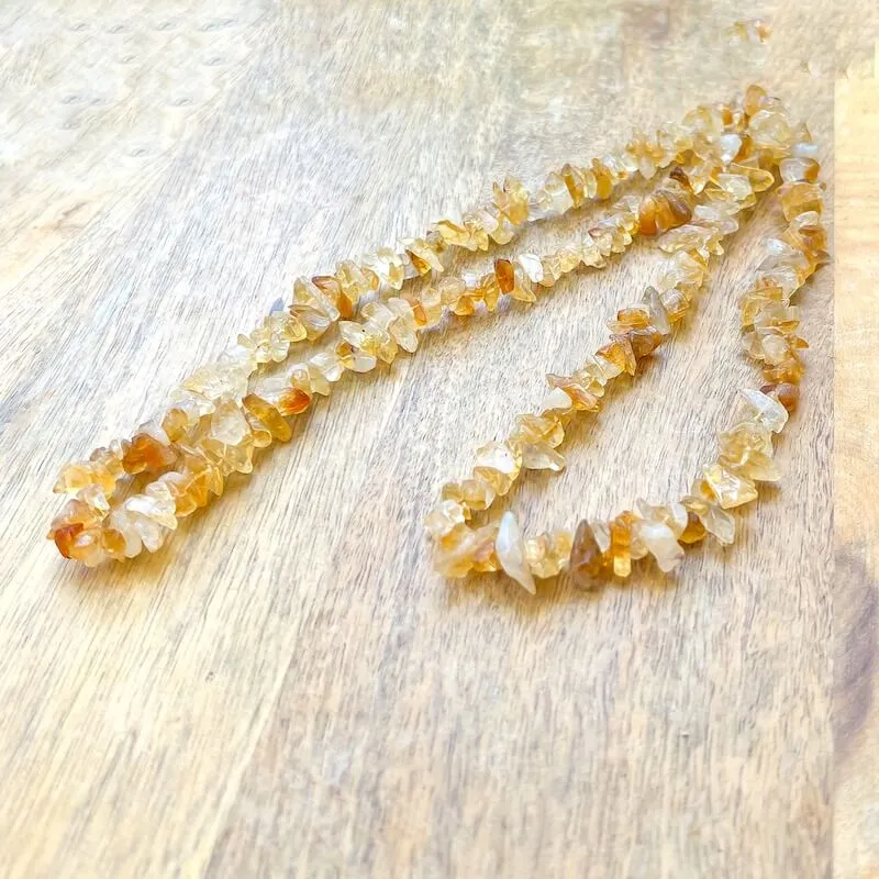 Raw Chip Necklace - 32 in.