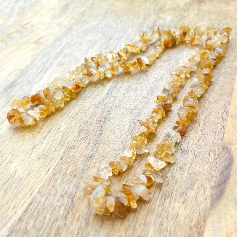 Raw Chip Necklace - 32 in.