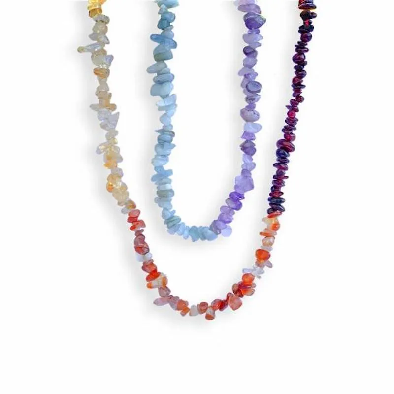 Raw Chip Necklace - 32 in.