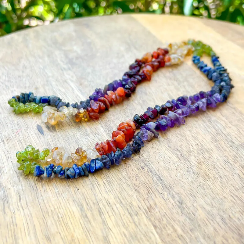 Raw Chip Necklace - 32 in.
