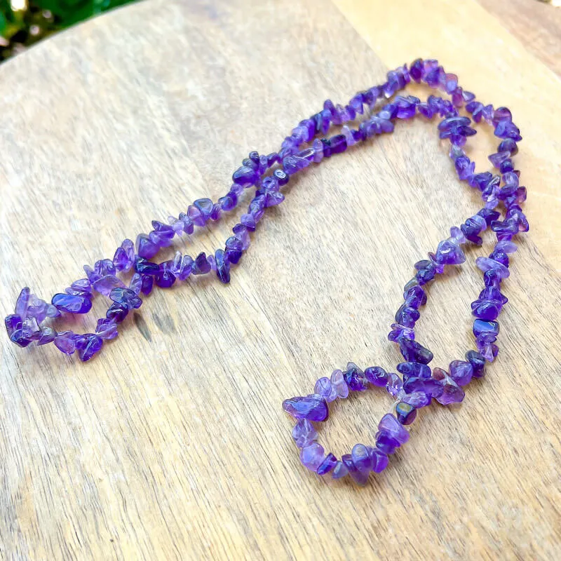 Raw Chip Necklace - 32 in.