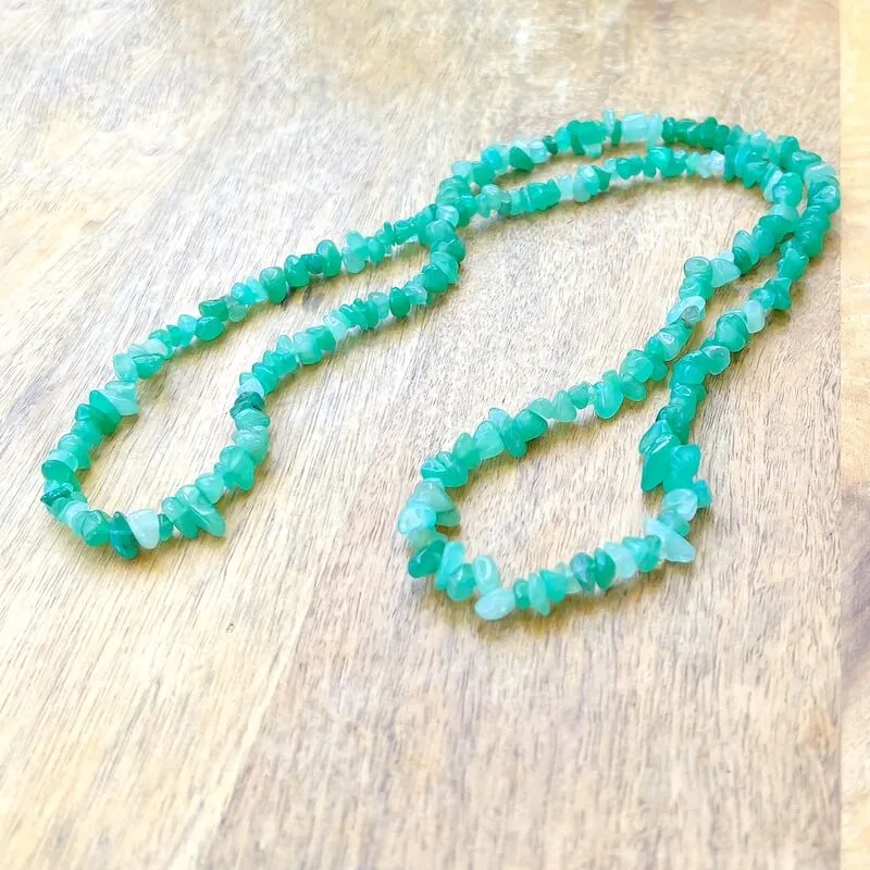 Raw Chip Necklace - 32 in.