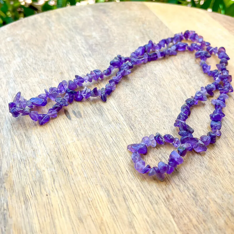 Raw Chip Necklace - 32 in.