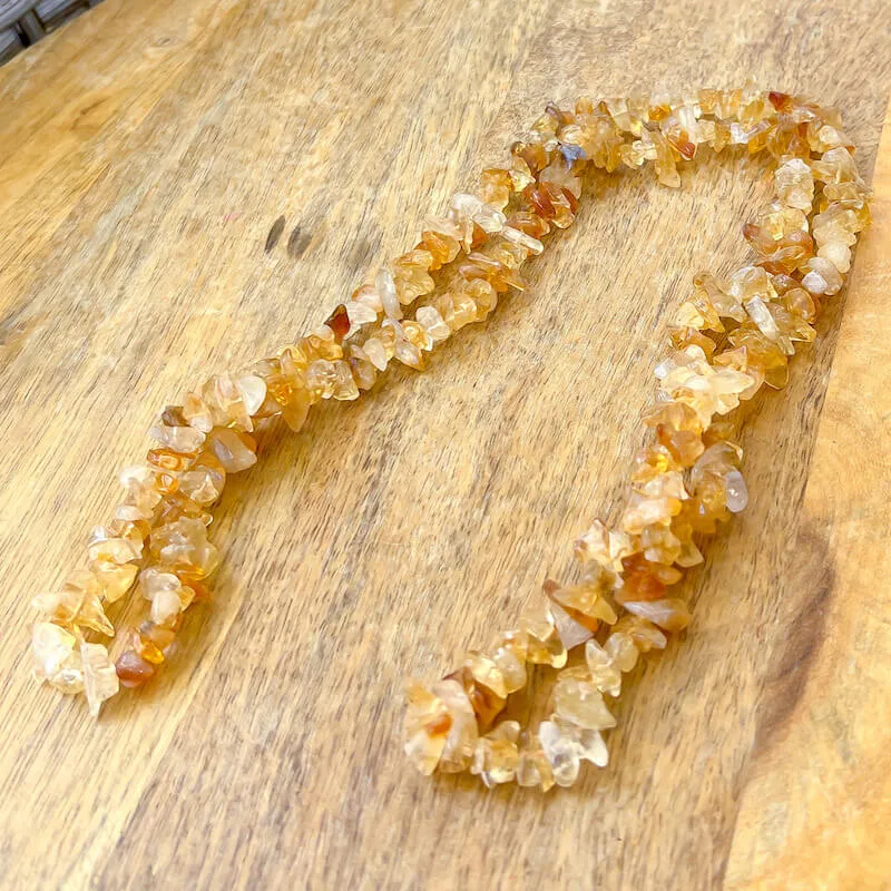 Raw Chip Necklace - 32 in.
