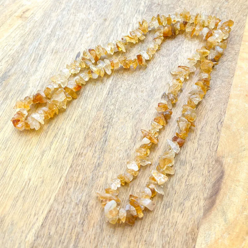 Raw Chip Necklace - 32 in.