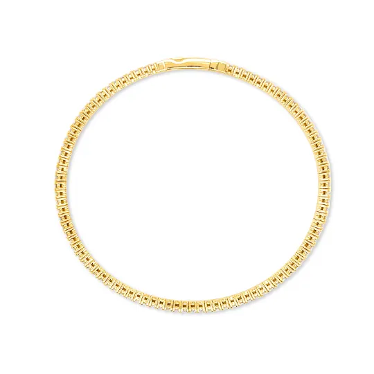 Real Gold Bangle With Natural Diamond with option of 10k,14k, 18k.