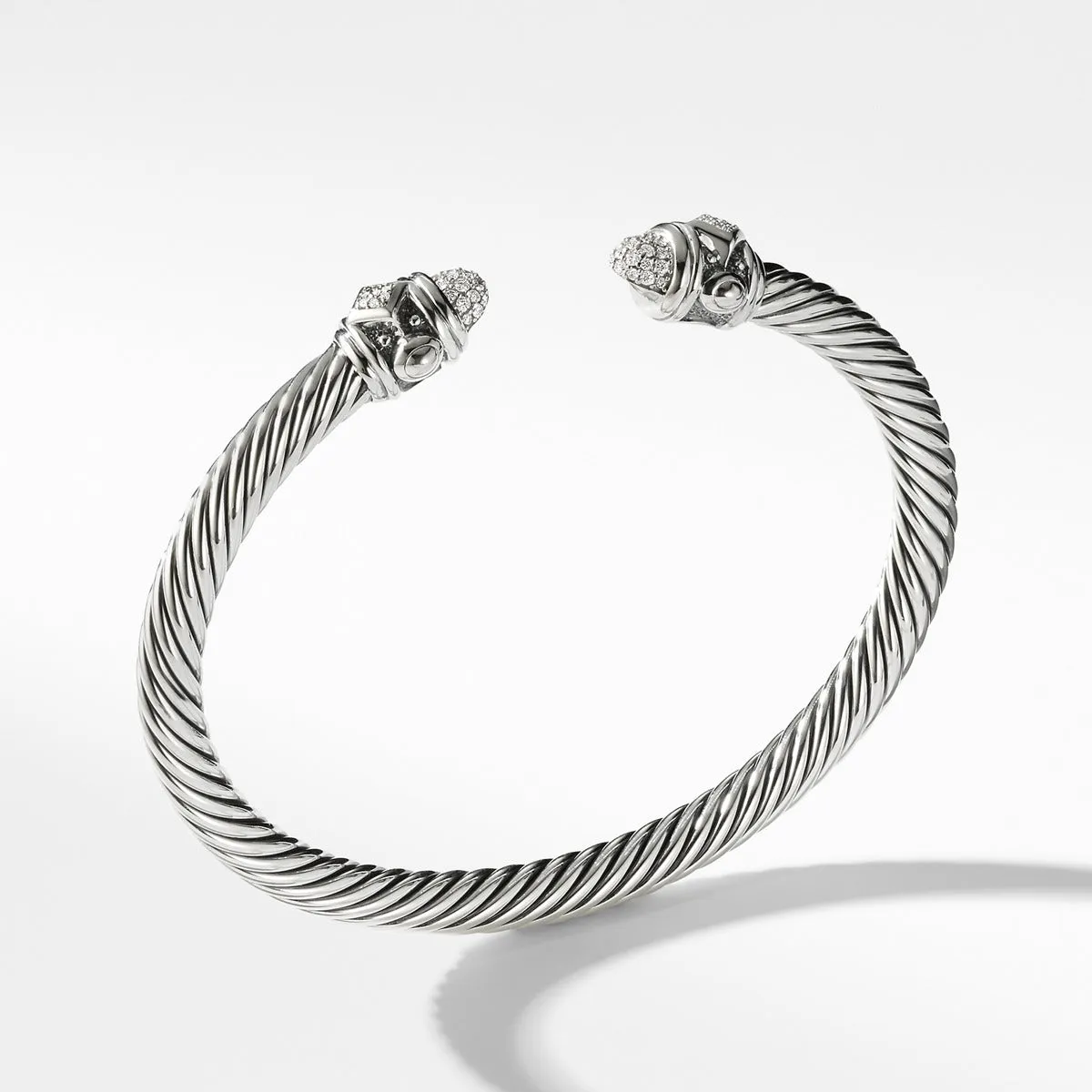 Renaissance Bracelet with Diamonds in Silver, 5mm
