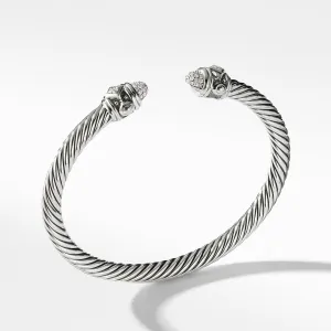 Renaissance Bracelet with Diamonds in Silver, 5mm