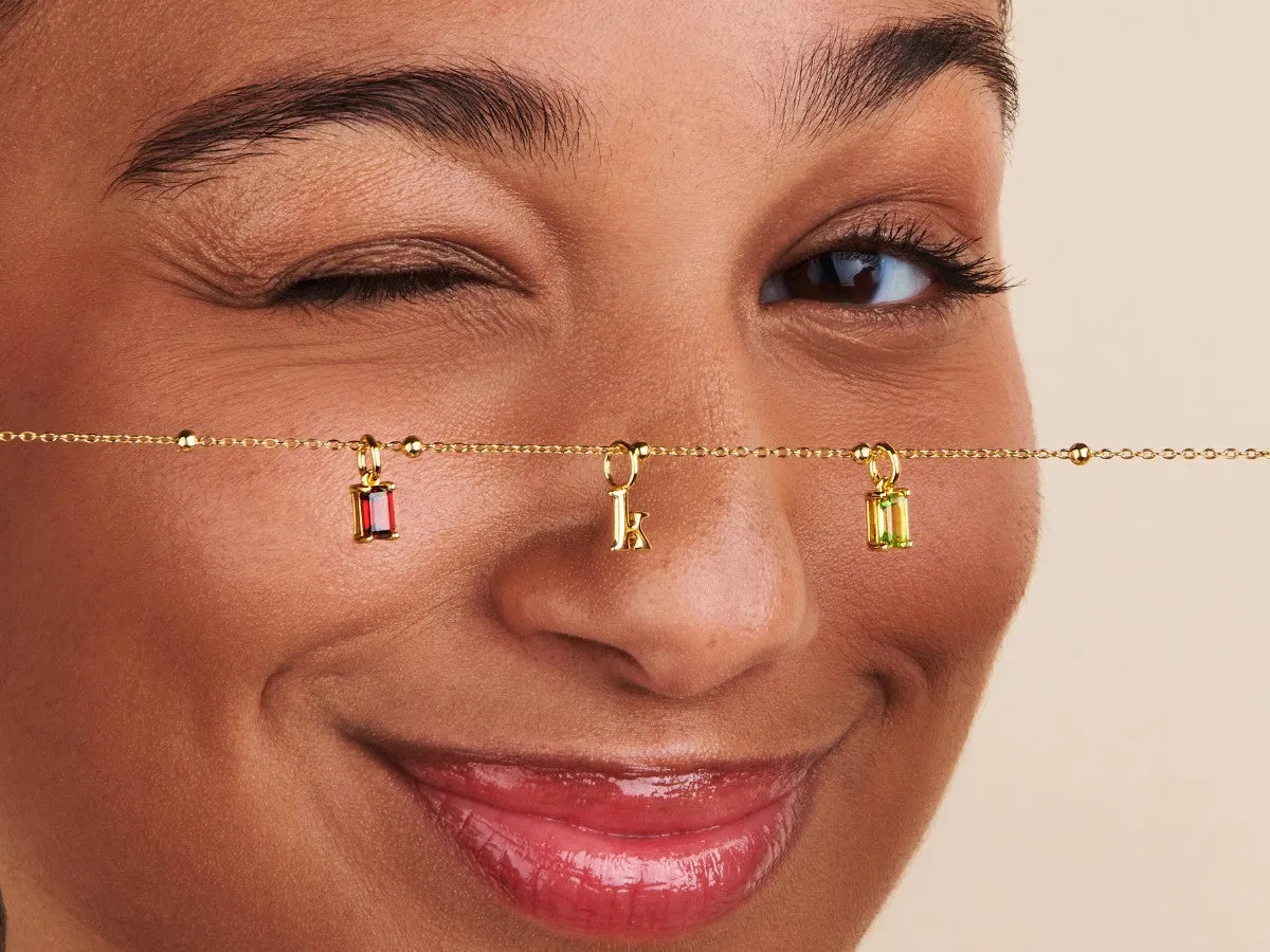 Ruby Necklace Charm