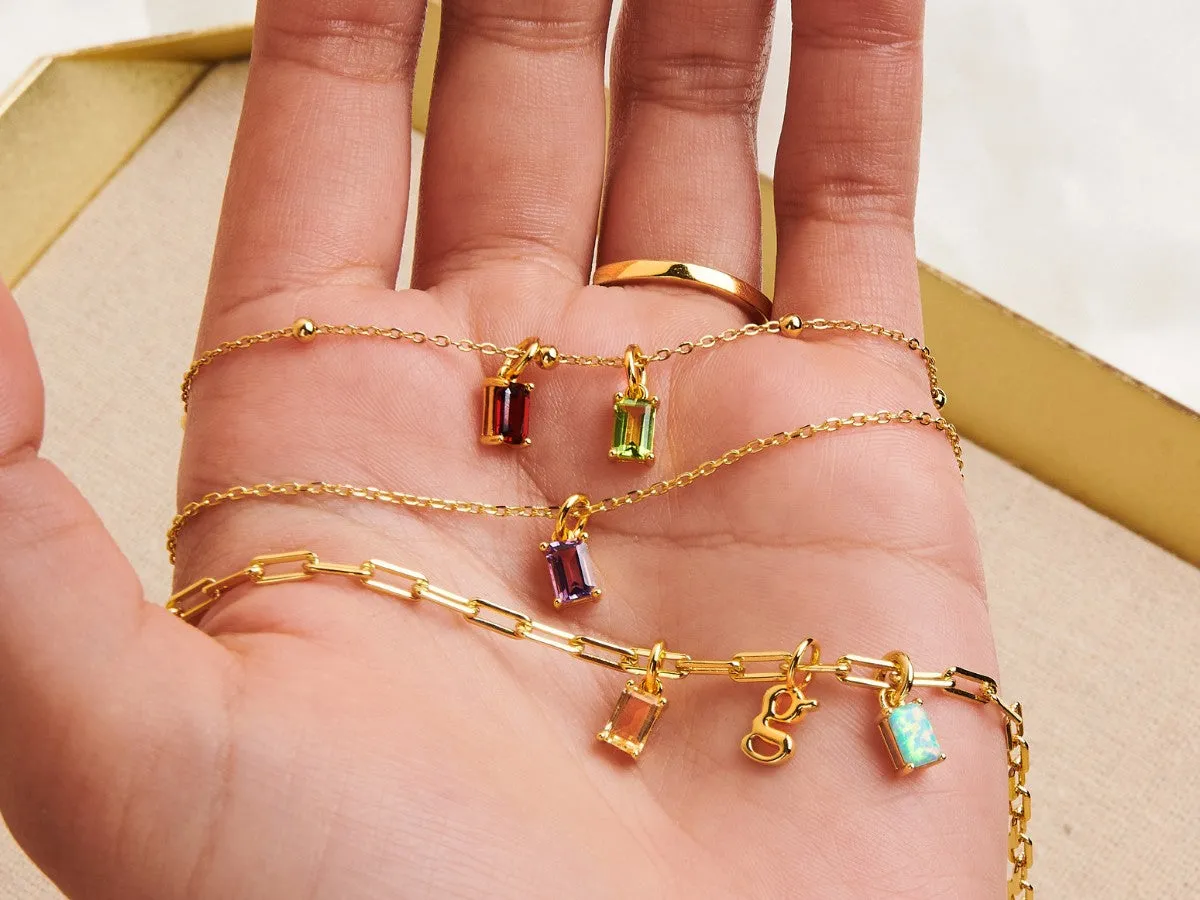 Ruby Necklace Charm
