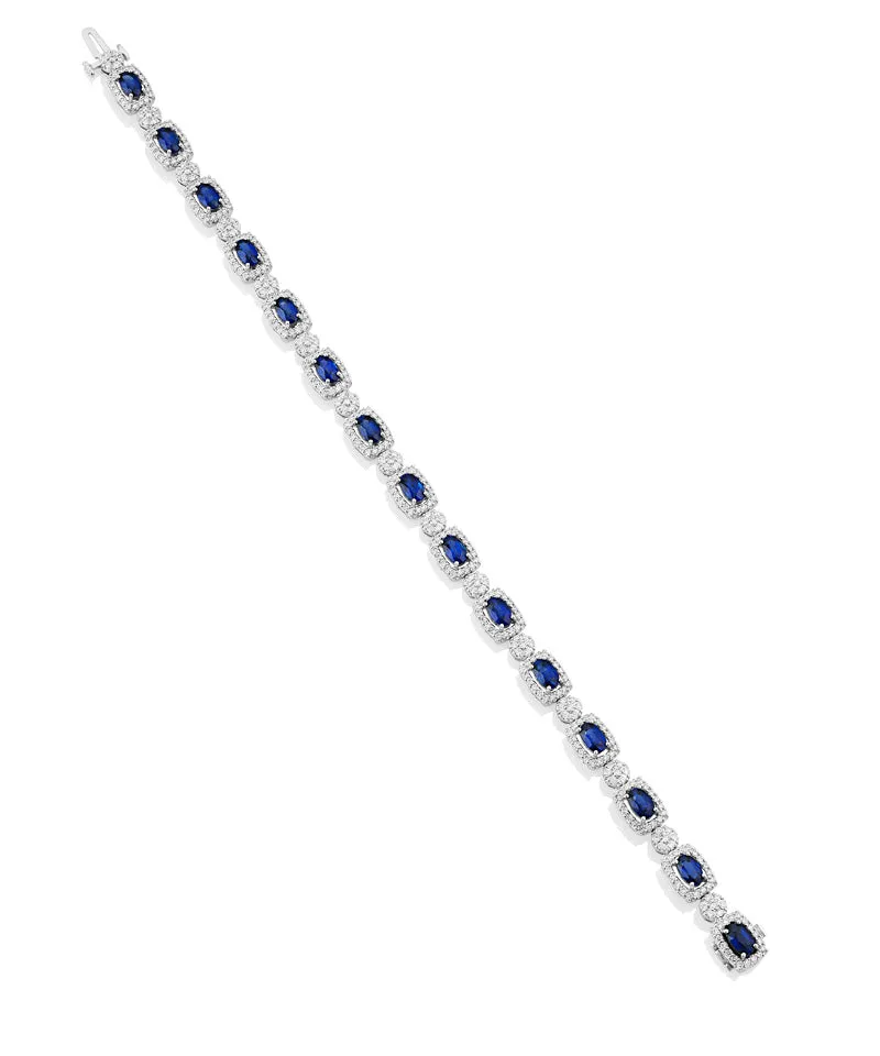 Sapphire and Diamond Bracelet