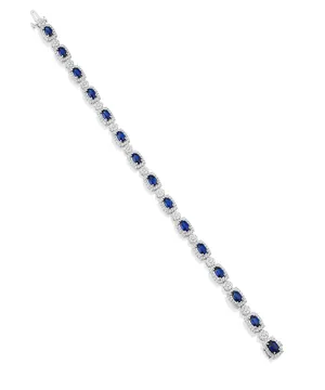 Sapphire and Diamond Bracelet