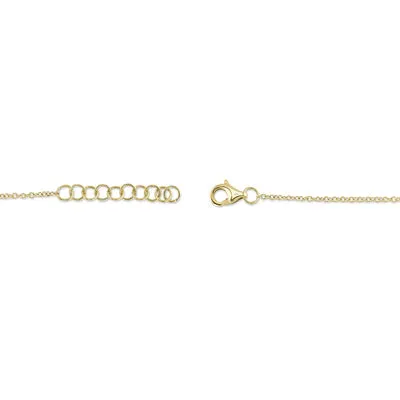 Shy Creation .07ctw Diamond Clover Bracelet