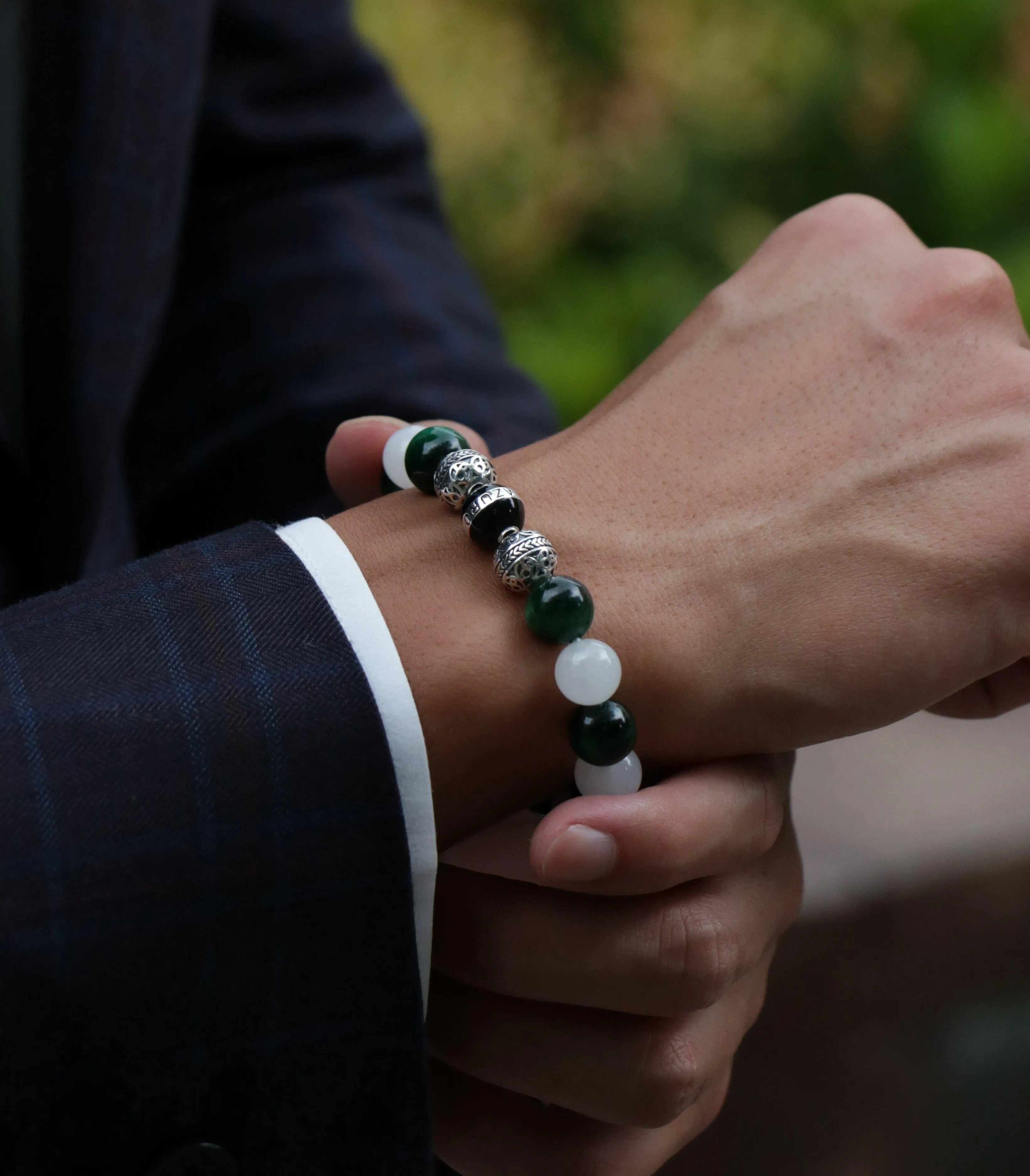 Silver Enamel Black Kratos