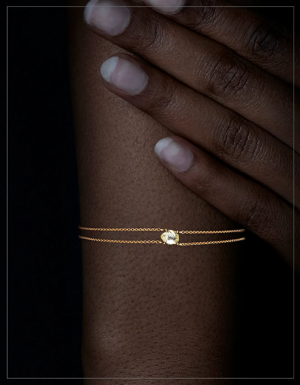 Simplicity in Gold Chain Bracelet – 0.47 ct.