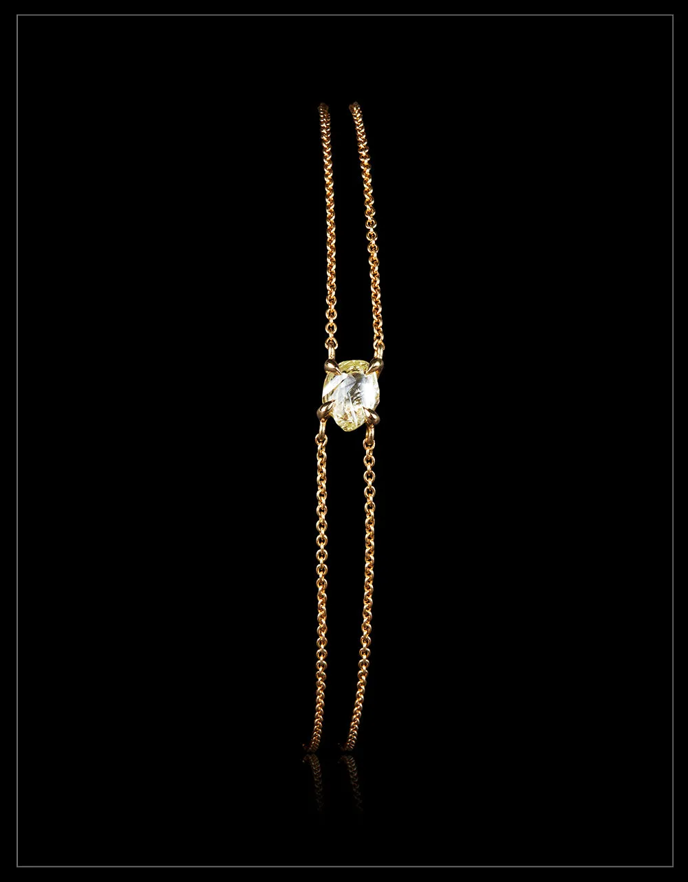 Simplicity in Gold Chain Bracelet – 0.47 ct.