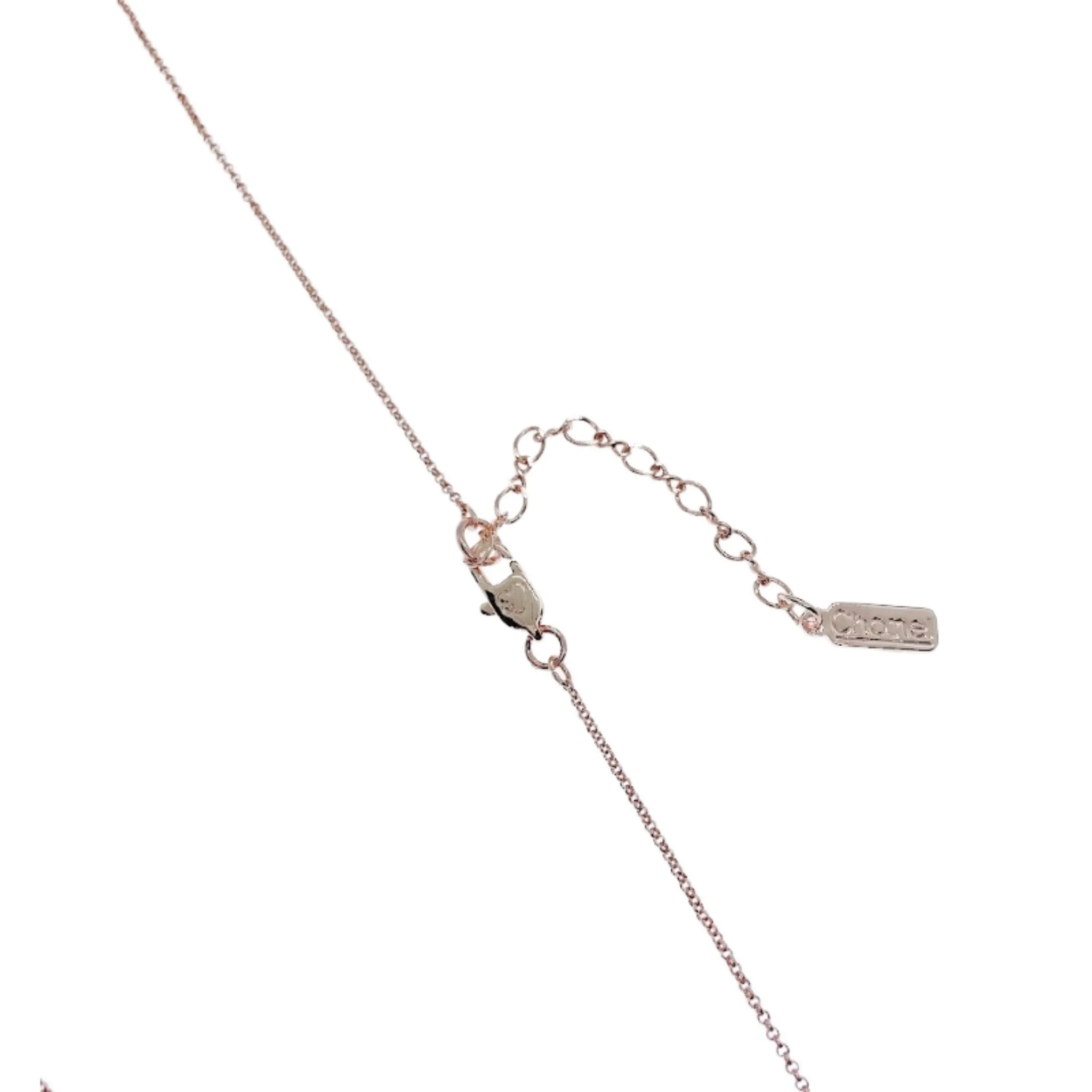 Simulated Moonstone Pendant Necklace
