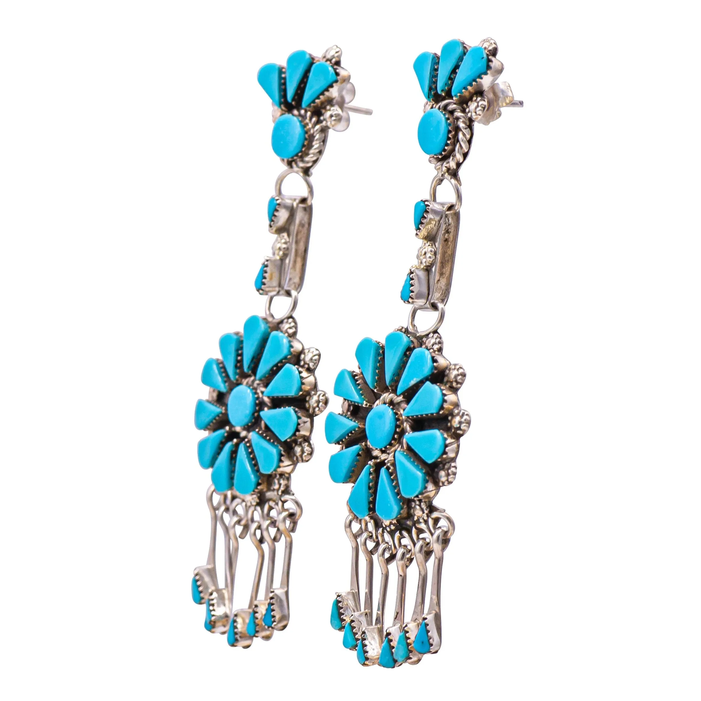 Sleeping Beauty Turquoise Earrings | Marlinda Chavez