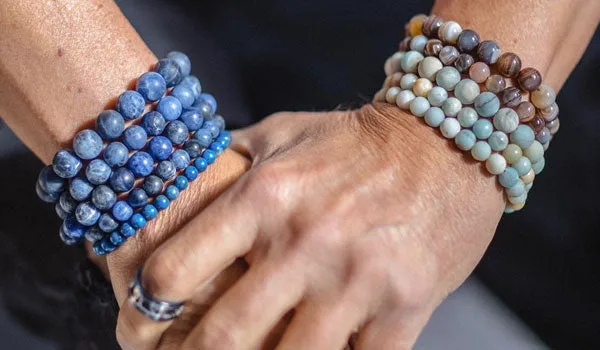 Sodalite Matte Natural Gemstone Bracelet