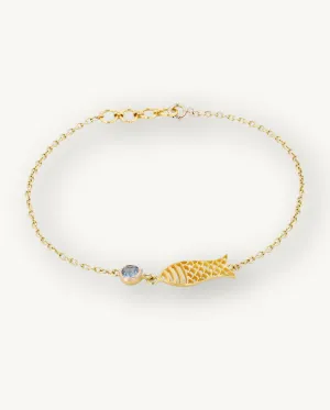 THE GEM PALACE FISH CHARM BRACELET
