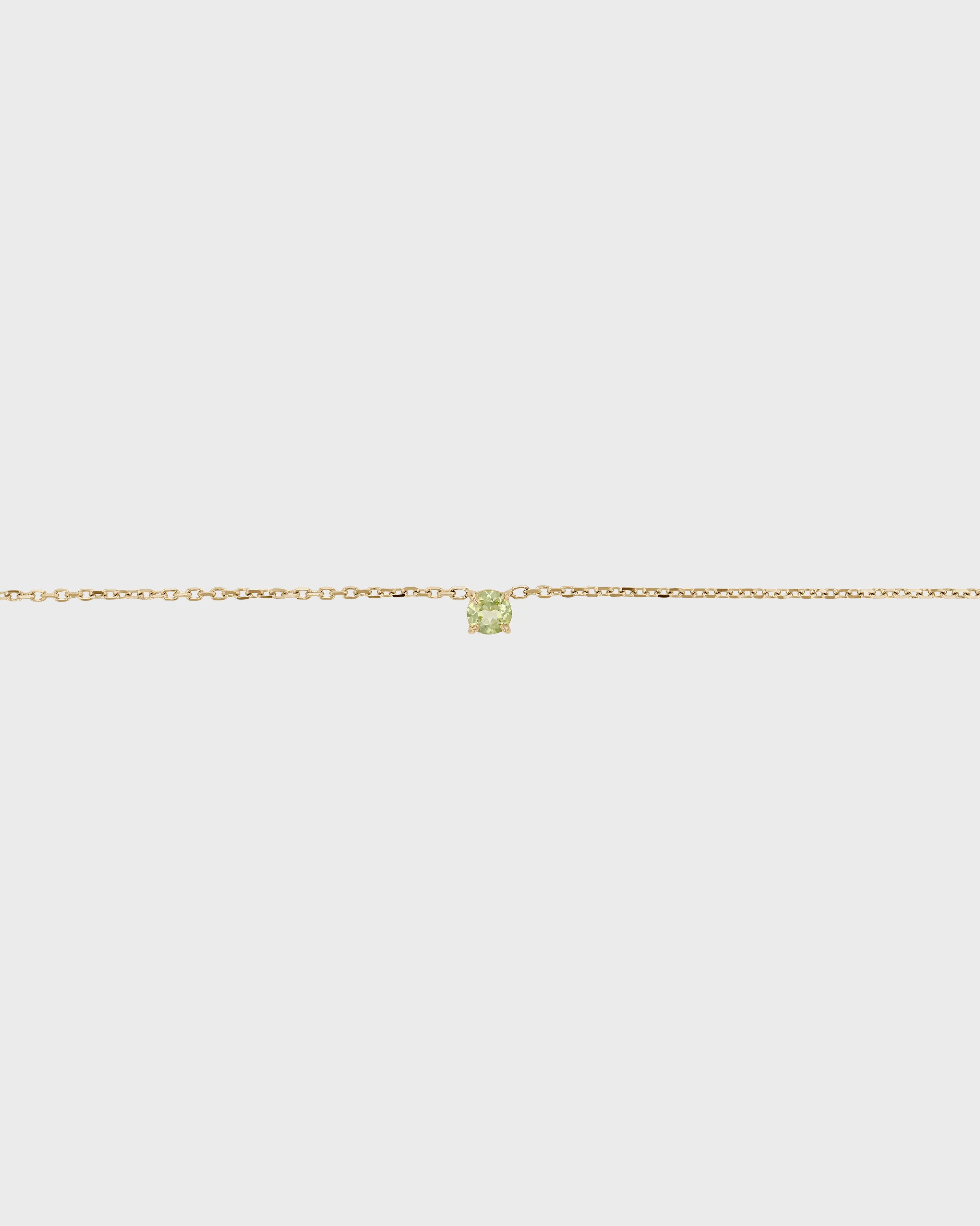 The Peridot Birthstone Bracelet