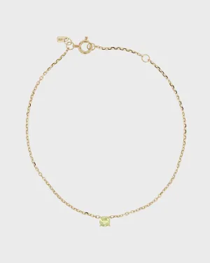 The Peridot Birthstone Bracelet
