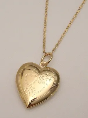 The Poppy Heart Locket Necklace