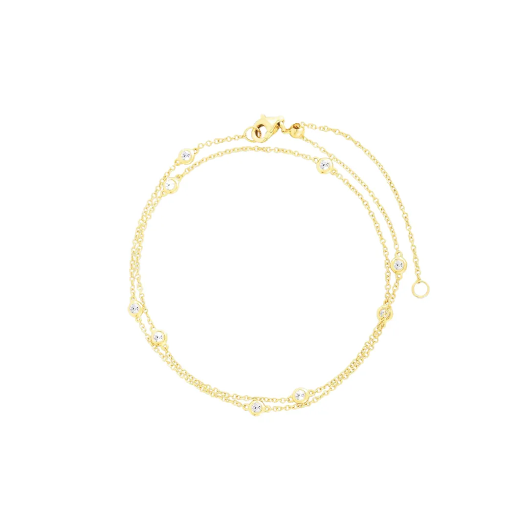 Two-Way Diamonds by the Inch Necklace