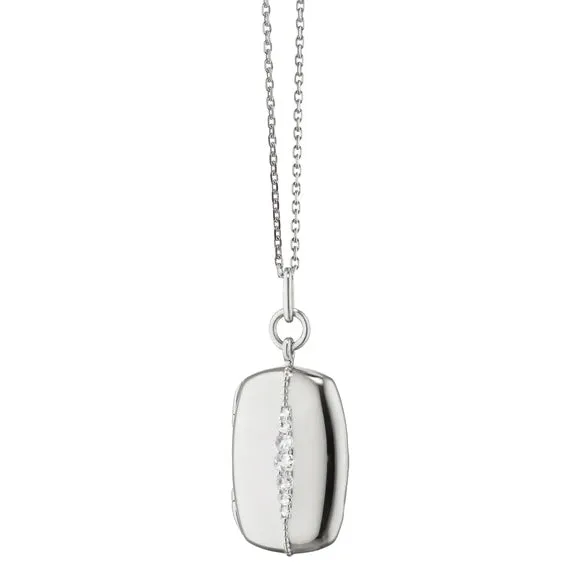 White Sapphire Locket