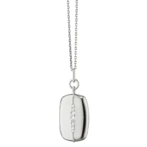 White Sapphire Locket